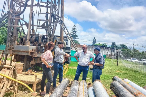 Nuevo pozo aportará un importante caudal de agua a Villa 9 de Julio