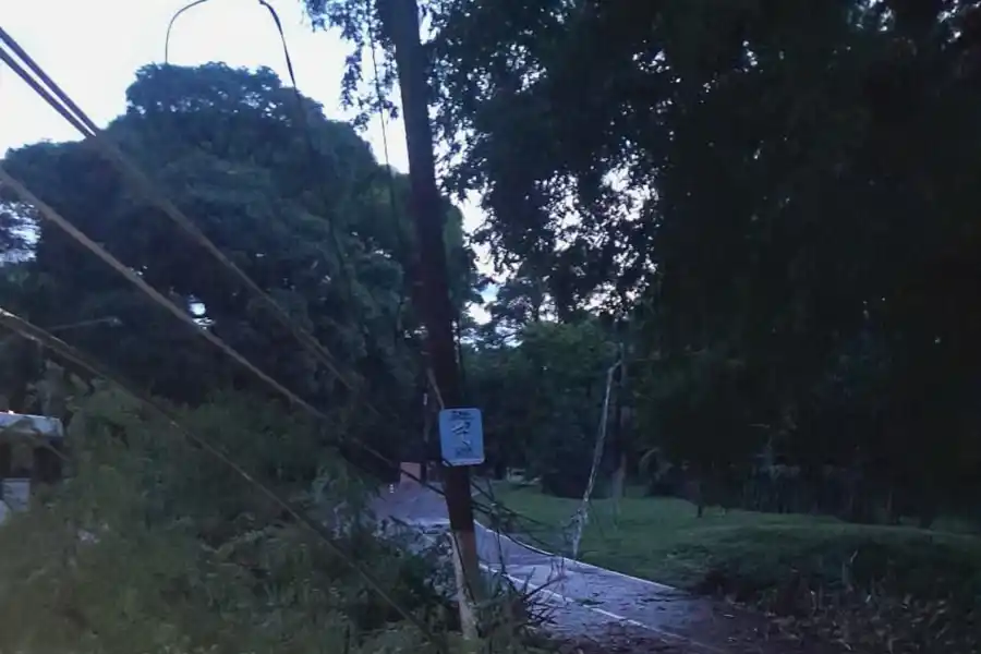 Se interrumpió el servicio en El Corte. 