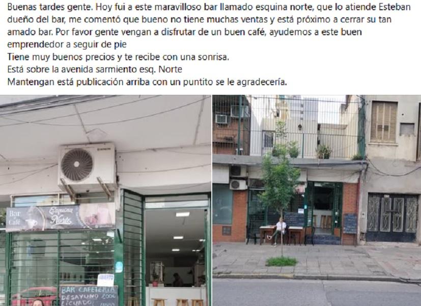 La fuerza de la solidaridad de los tucumanos: su cafetería iba a cerrar, pero la gente la salvó