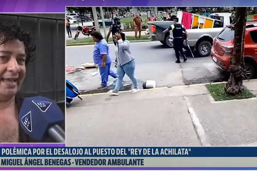 No era necesaria tanta violencia, dijo el Rey de la Achilata tras el violento desalojo en Barrio Sur