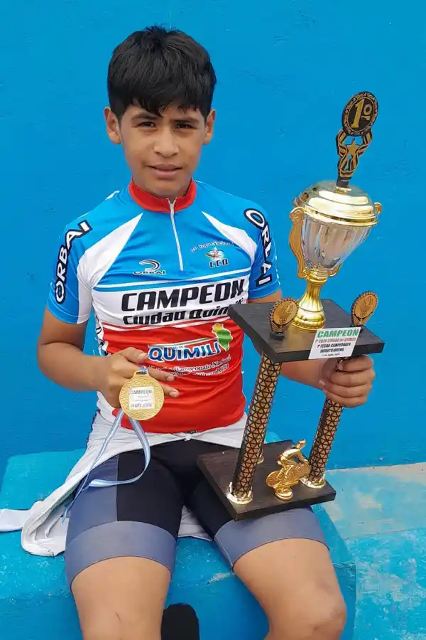 La promesa tucumana que con 12 años ya es campeón nacional y sueña con una bicicleta nueva