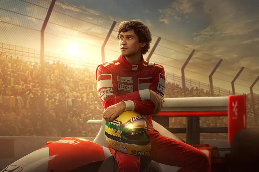 Gabriel Leone interpreta a Ayrton Senna en la nueva serie de Netflix.