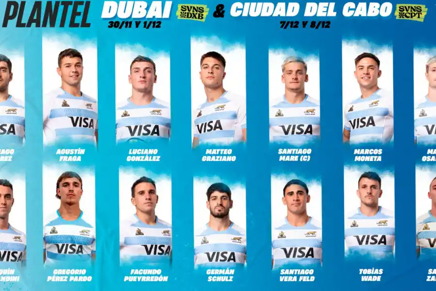 Los Pumas 7s debutan en el Circuito Mundial: ¿a qué hora y contra quién juegan?