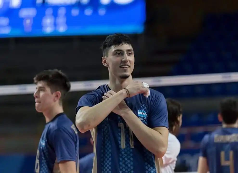 GRAN EXPERIENCIA. Bucciarelli durante los Juegos Universitarios de 2019, representando a Argentina.