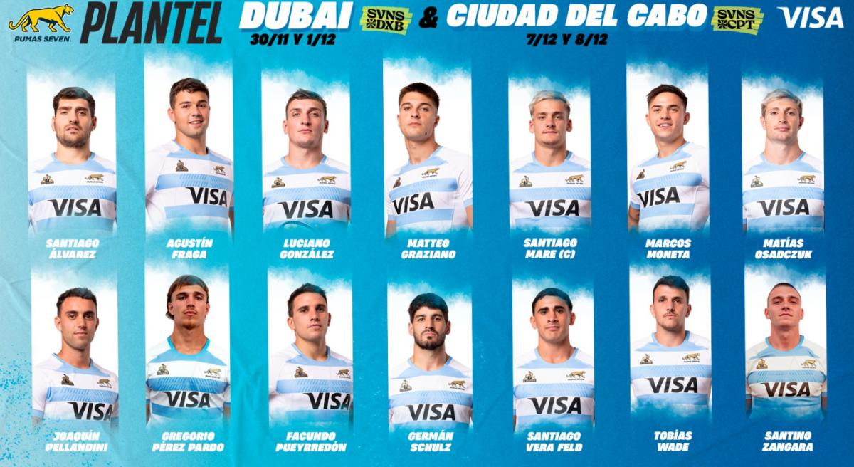 Los Pumas 7s debutan en el Circuito Mundial: ¿a qué hora y contra quién juegan?