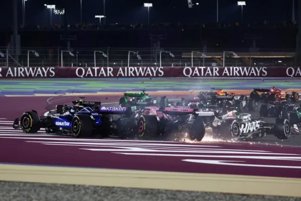 Así fue el choque que dejó a Franco Colapinto fuera del Gran Premio de Qatar