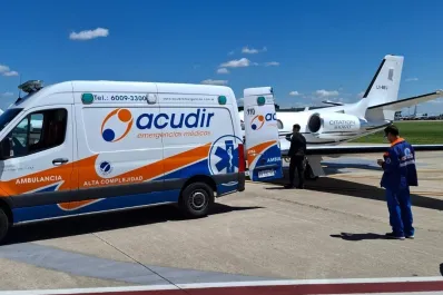 Un niño de 10 años sufrió graves quemaduras y tuvo que ser trasladado en el avión sanitario al Garrahan