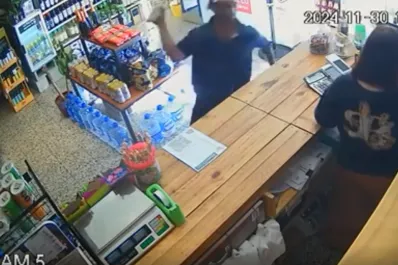 Detuvieron al hombre que le dio un piedrazo en la cara a una kiosquera