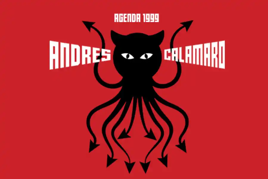 AGENDA 1999. Andrés Calamaro está saldando sus deudas con trabajos de hace 25 años. / ANDRÉS CALAMARO