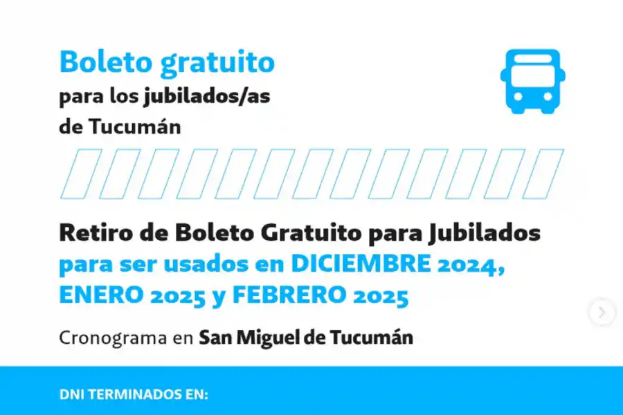 El Gobierno comenzó a distribuir los boletos gratuitos para los jubilados