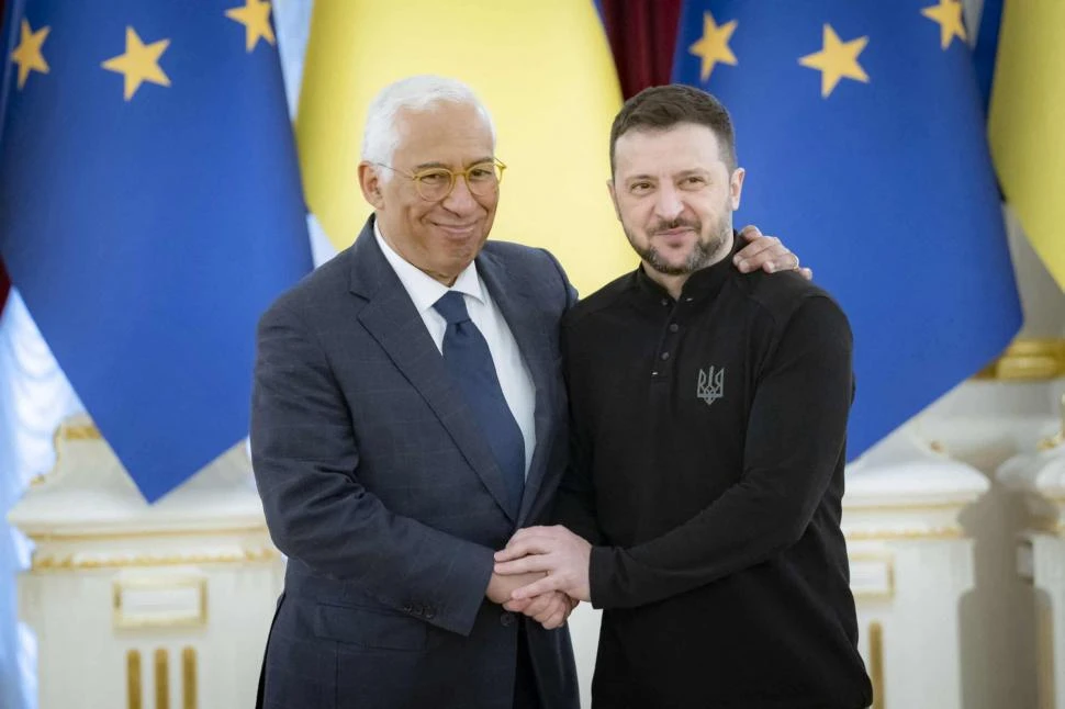 APOYO. Costa, nuevo presidente del Consejo Europeo, visitó Kiev.