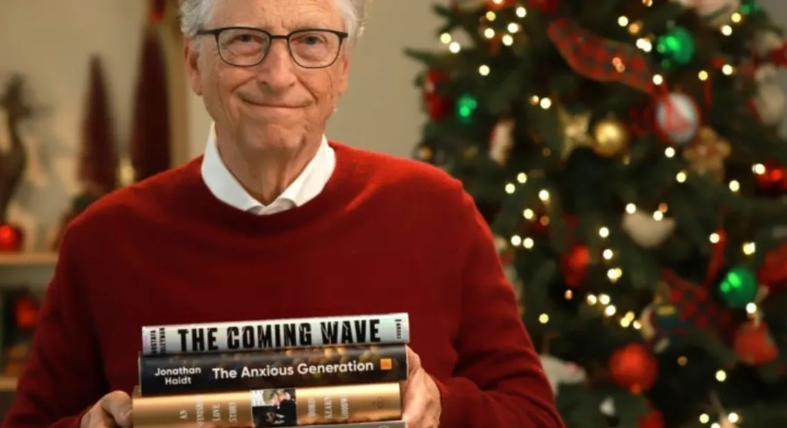 Los cinco libros que recomienda Bill Gates para Navidad