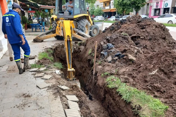 En Alberdi anuncian obras a raíz del colapso de las cloacas