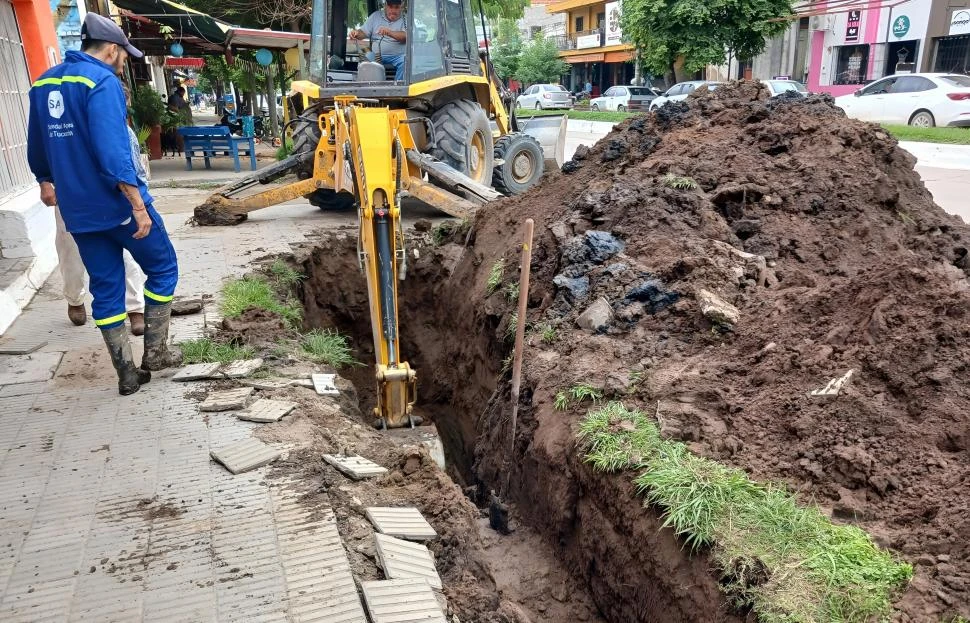 SITUACIÓN LÍMITE. Las obras fueron anunciadas en un momento crítico del sistema cloacal de Alberdi. 