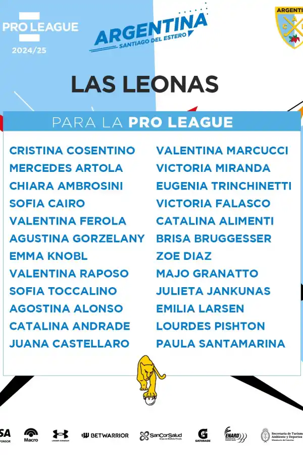 La tucumana Paula Santamarina fue convocada a Las Leonas