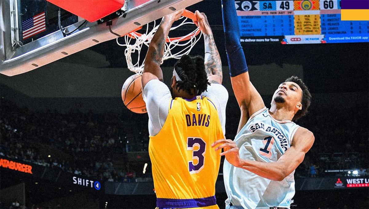 AL ATAQUE. Anthony Davis promedia 27.8 puntos en la ofensiva de Lakers, que marchan novenos en el Oeste.