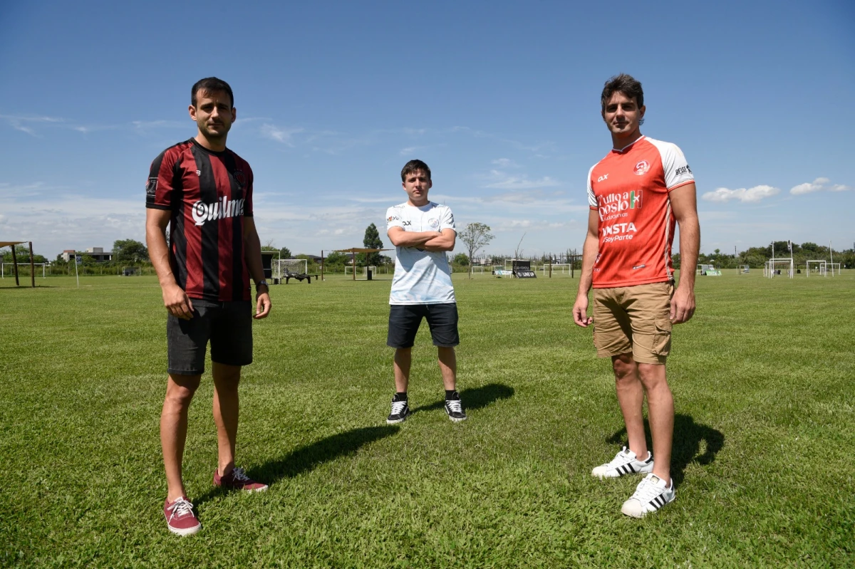 VAN POR EL TÍTULO. Facundo Zavaleta (Patronato), Tomás De Chazal (Deportivo Hachazo) y Tomás Rodríguez Moreno (Los Ricotero)