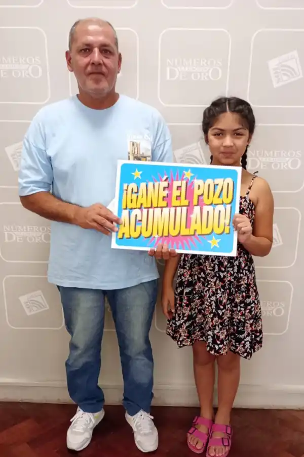 GRAN NOTICIA. Francisco Madrid vino acompañado de su sobrina nieta.