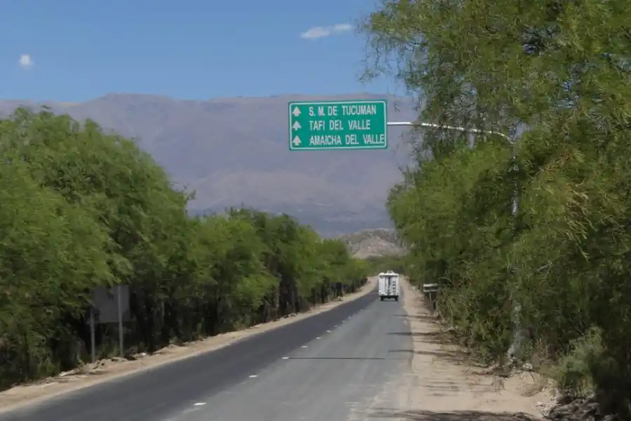 CARTELES. En la ruta 307 también se está renovando la señalización.