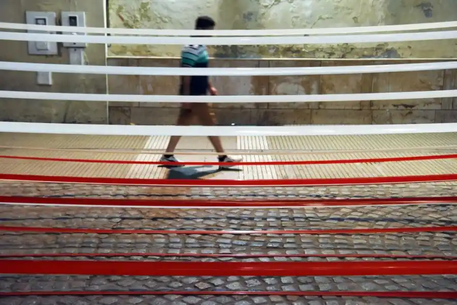 CONGRESO PRIMERA CUADRA. La Municipalidad decoró la peatonal.
