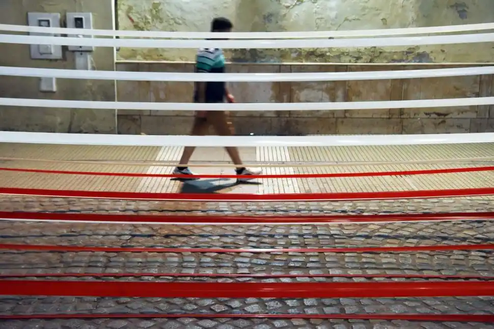 CONGRESO PRIMERA CUADRA. La Municipalidad decoró la peatonal.