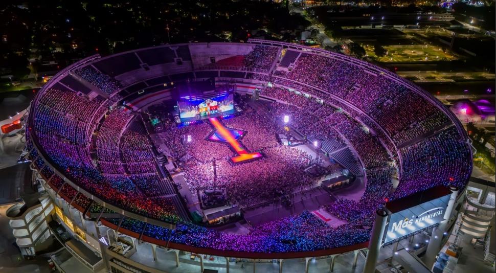 ARGENTINA. En el país, la cantante llenó tres estadios de River Plate.