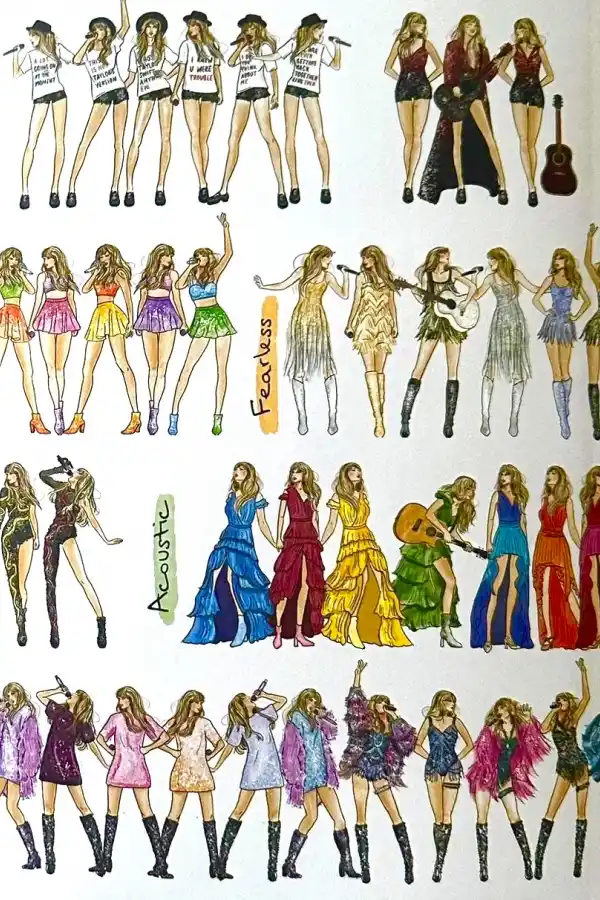 LOOKS. La cantante lució decenas de vestidos de grandes diseñadores.