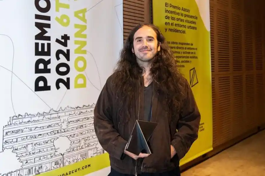 Benjamín Felice, artista tucumano radicado en Buenos Aires. 