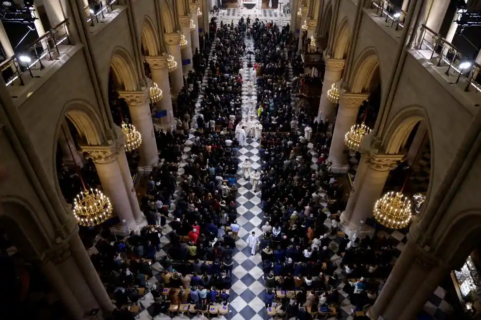 EN OBRAS. La restauración estará completa en 2030.  afp