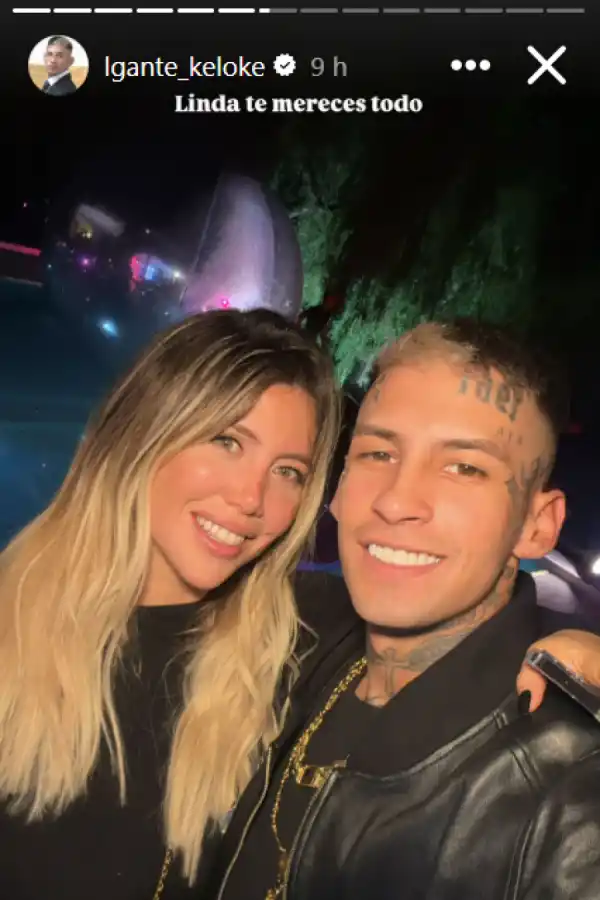 El posteo de L-Gante en su cuenta de Instagram.