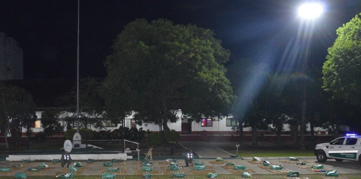 PROCEDIMIENTO. La droga se encontraba distribuida en paquetes.