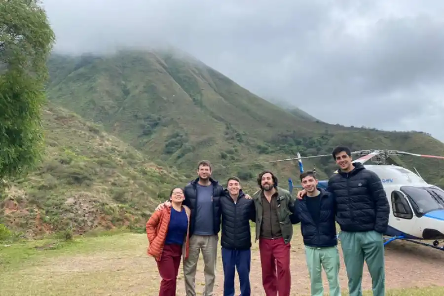 SERVICIO. Rotación de alta montaña en la zona de Las Arquitas./ FEDERICO CAGNA