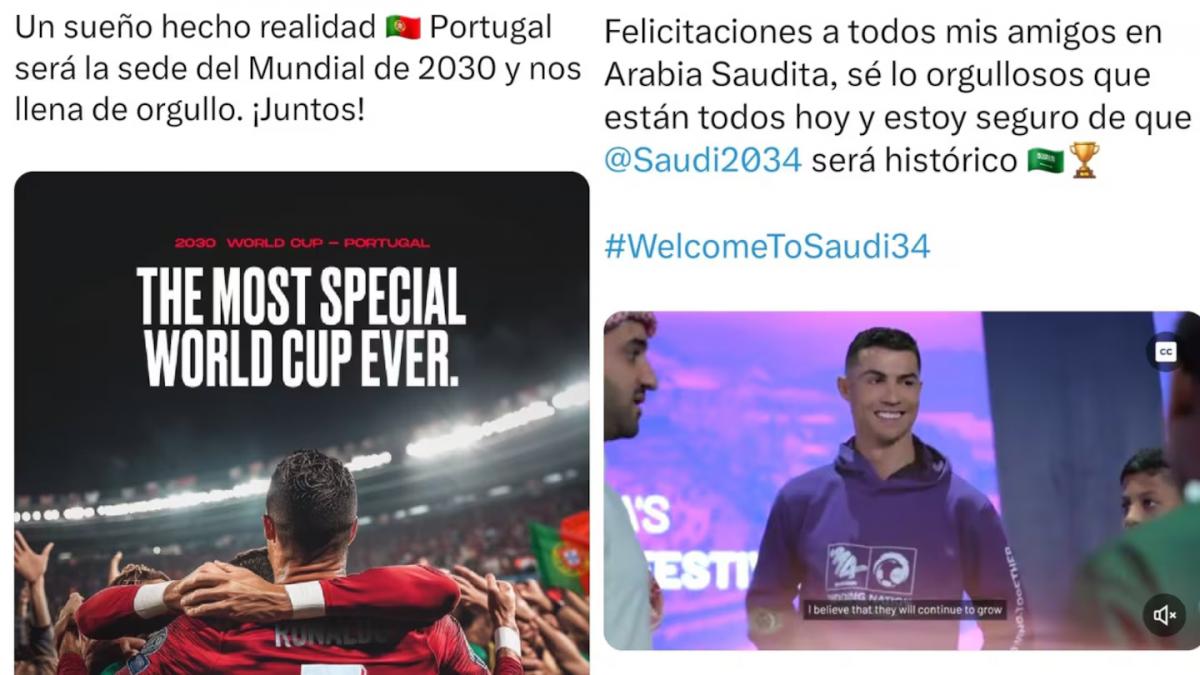 Cristiano Ronaldo aseguró que Arabia Saudita 2034 será el mejor Mundial de la historia