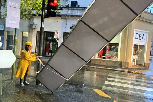 El viento despertó a los tucumanos: llegó a los 60 kilómetros por hora y provocó la caída de árboles