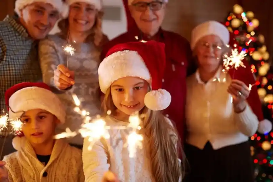 El blanco y el rojo son los colores que habitualmente se usan para Navidad.