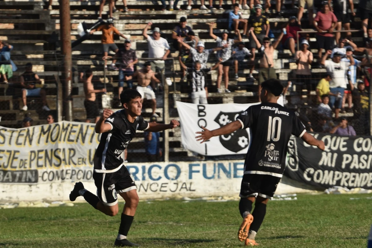 FESTEJO. Concepción FC fue superior a El Corte FC y se quedó con el ascenso a Primera.