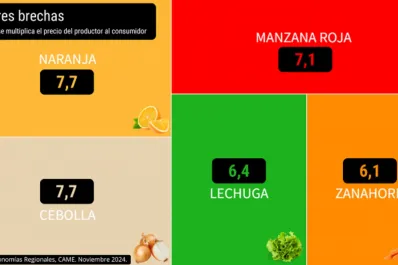 Los precios de los agroalimentos se multiplicaron por 3,6 veces en noviembre