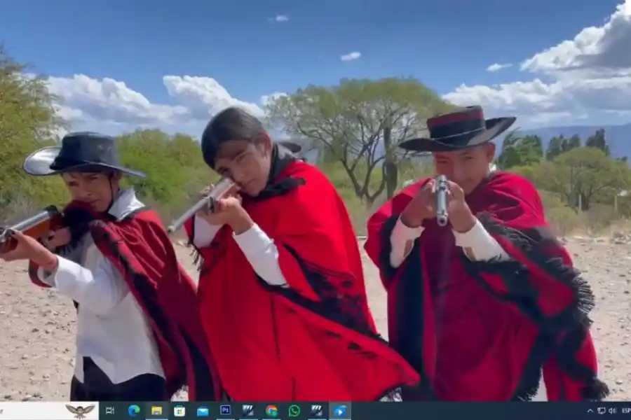 PRINCIPIO Y FINAL. El fusilamiento de Aráoz, por la Escuela de Ampimpa.