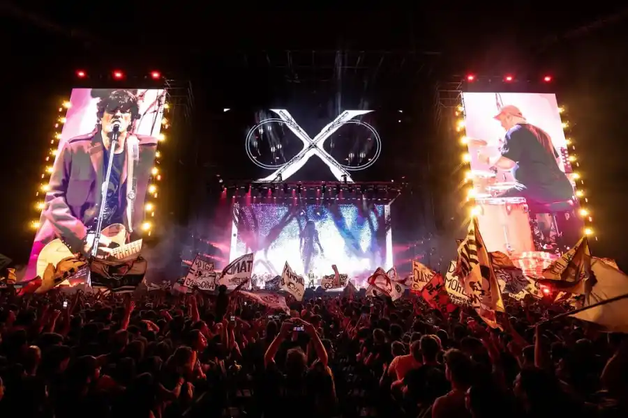 Los Piojos en el estadio Único de La Plata