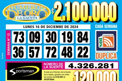 Los Números de Oro de LA GACETA