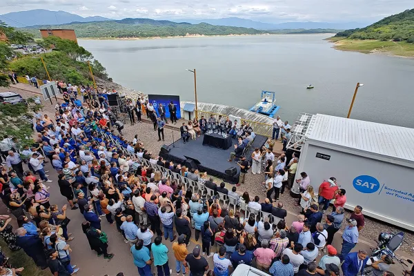 En la inauguración de La Niña, Jaldo reinvidicó el diálogo con Nación y la gestión de tres diputados que pusieron la cara