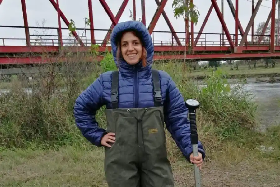 CIENTÍFICA. La bióloga Eugenia Moyano (39) vivirá 14 meses en la Antártida. 