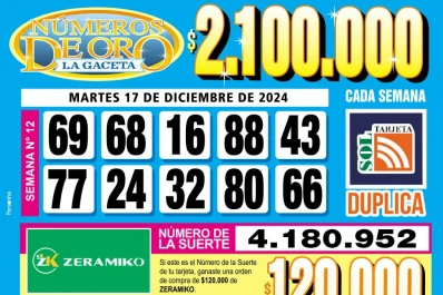 Los Números de Oro de LA GACETA