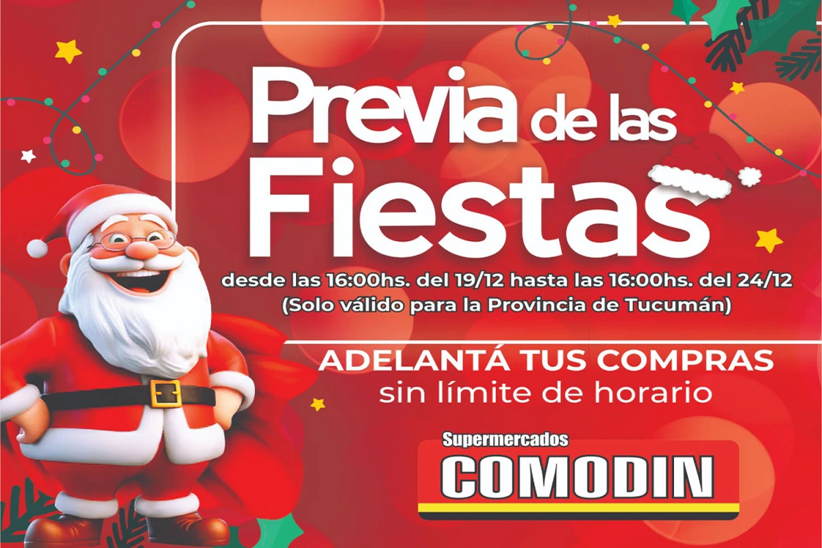 ¡La previa de tus Fiestas está en Comodín! Ofertas y descuentos imperdibles para esta Navidad