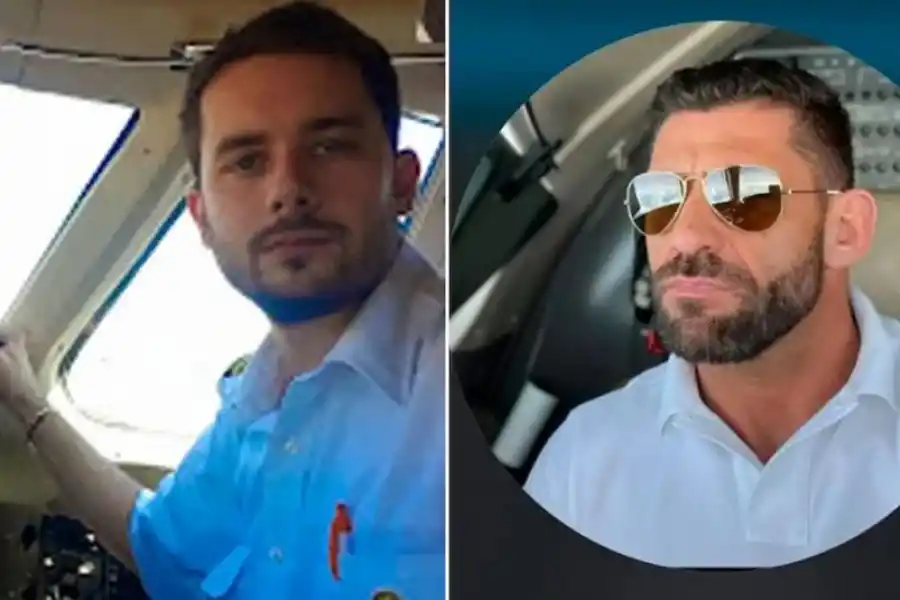 LAS VÍCTIMAS.  Agustín Orforte y Martin Fernández Loza.