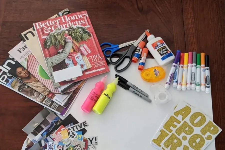 También se volvieron una tendencia las reuniones para hacer vision boards en conjunto.