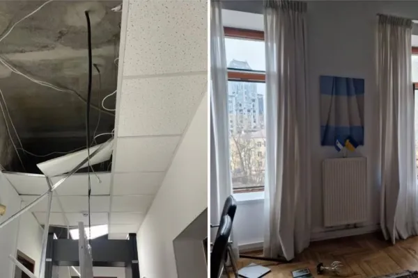 Misiles rusos impactaron contra la embajada argentina en Ucrania