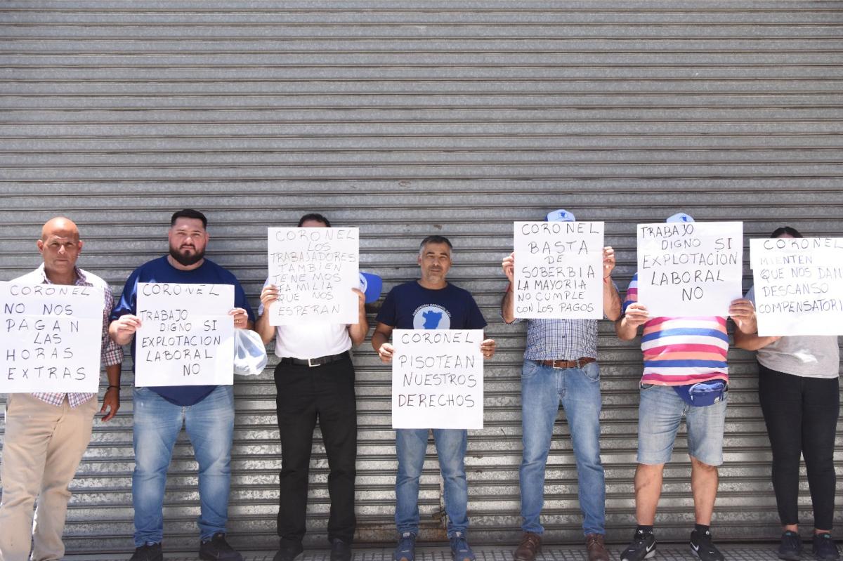 Protesta de empleados mercantiles. LA GACETA / ANALÍA JARAMILLO 