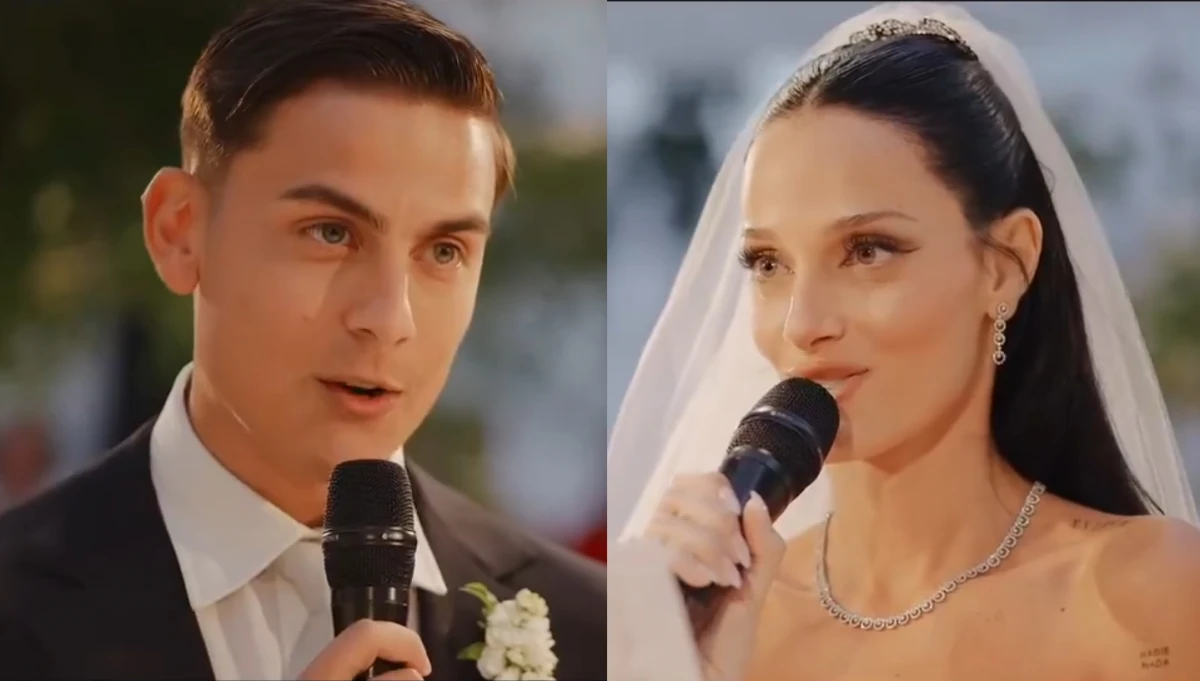 El video que emocionó a todos: los votos matrimoniales de Oriana Sabatini y Paulo Dybala