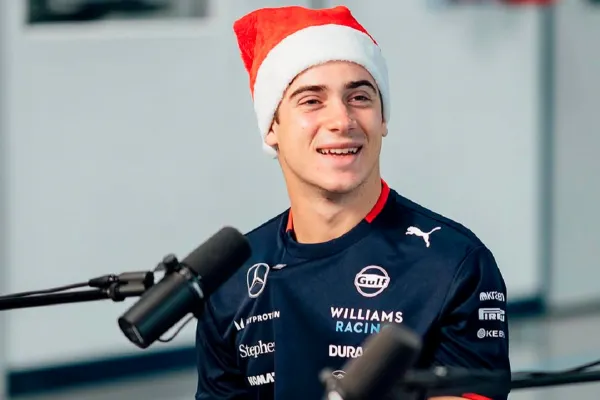 Franco Colapinto explicó cómo se festeja la Navidad en Argentina y confesó hasta qué edad buscó a Papá Noel